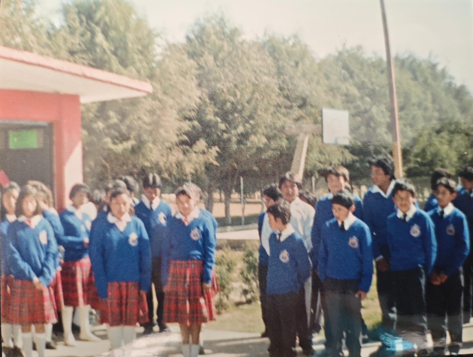 Primeros alumnos de la institución